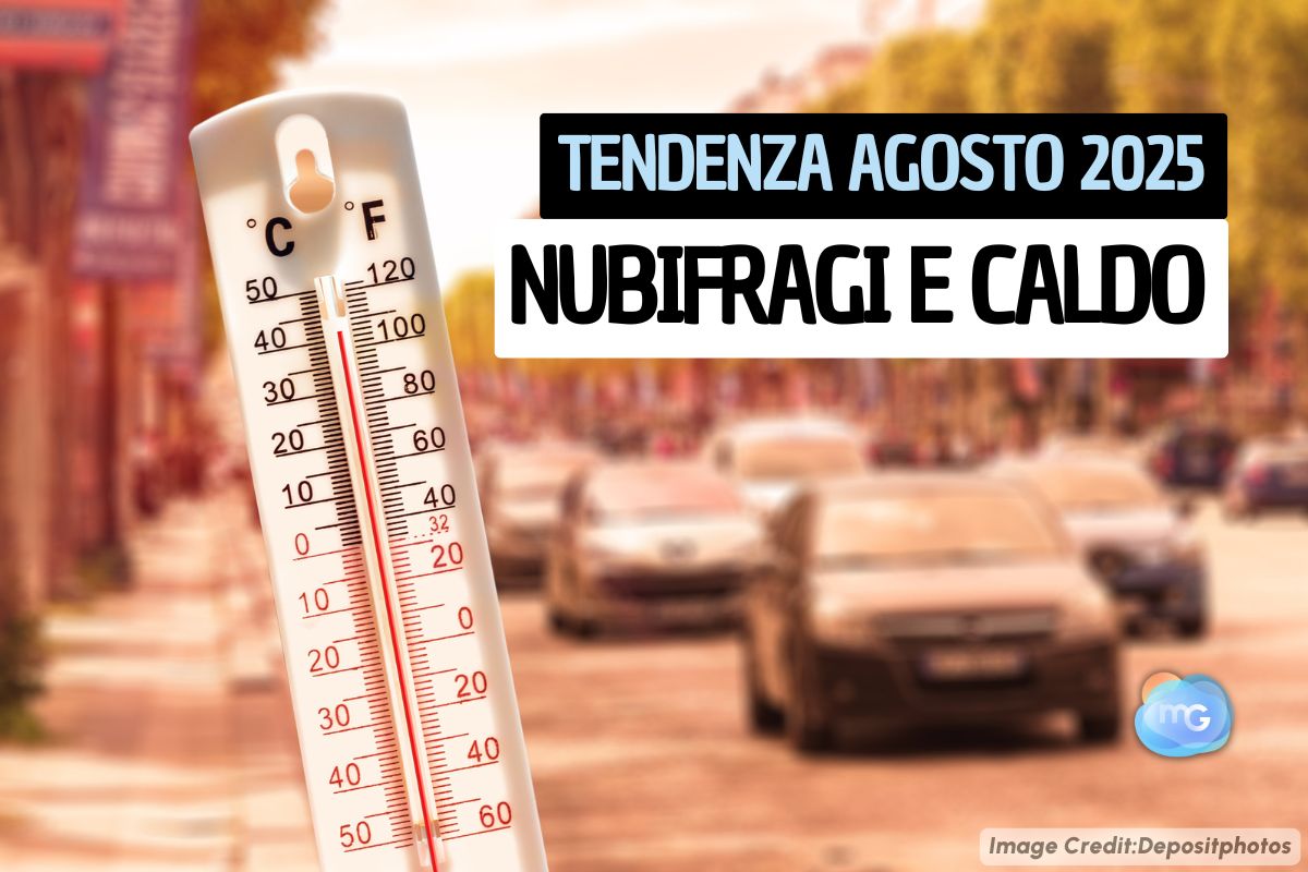 Articolo Meteo agosto 2025 in Italia: nuove ondate di caldo estremo